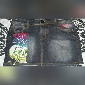Ed Hardy Denim Skirt